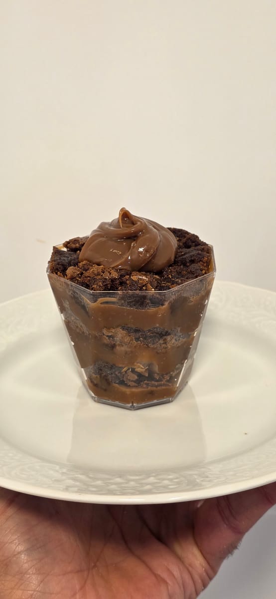 Brownie c/ Brig. Preto no Pote