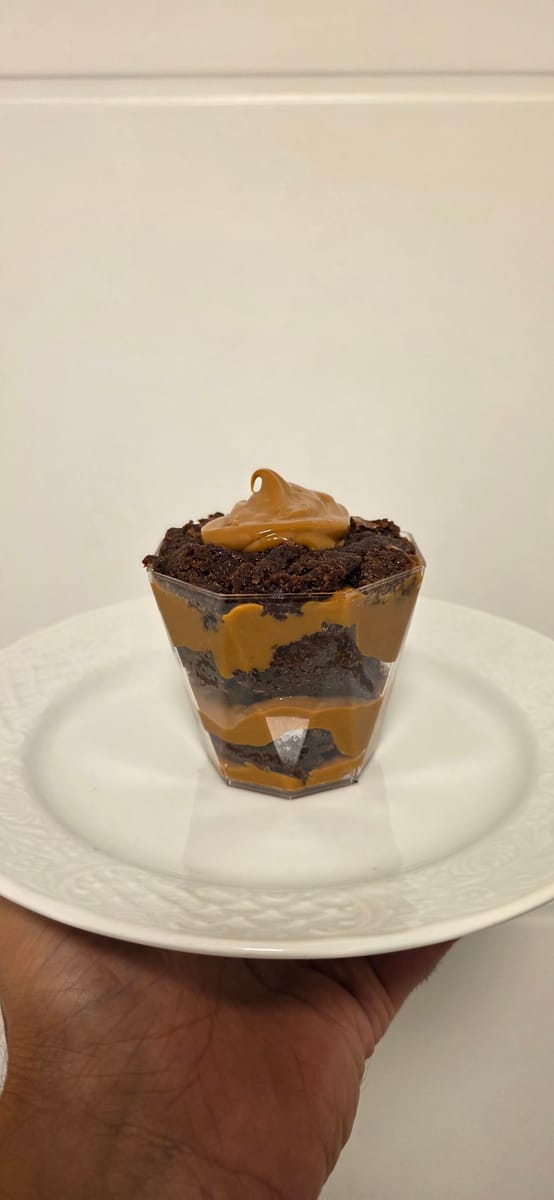 Brownie c/ Doce de Leite no Pote