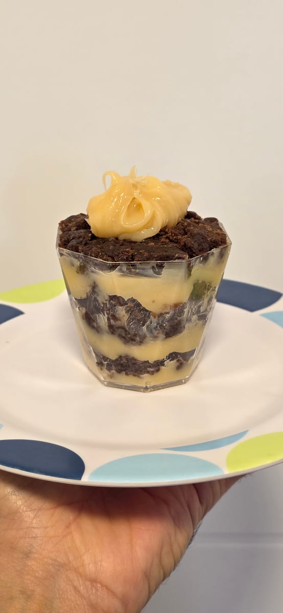 Brownie c/ Brig Branco no Pote