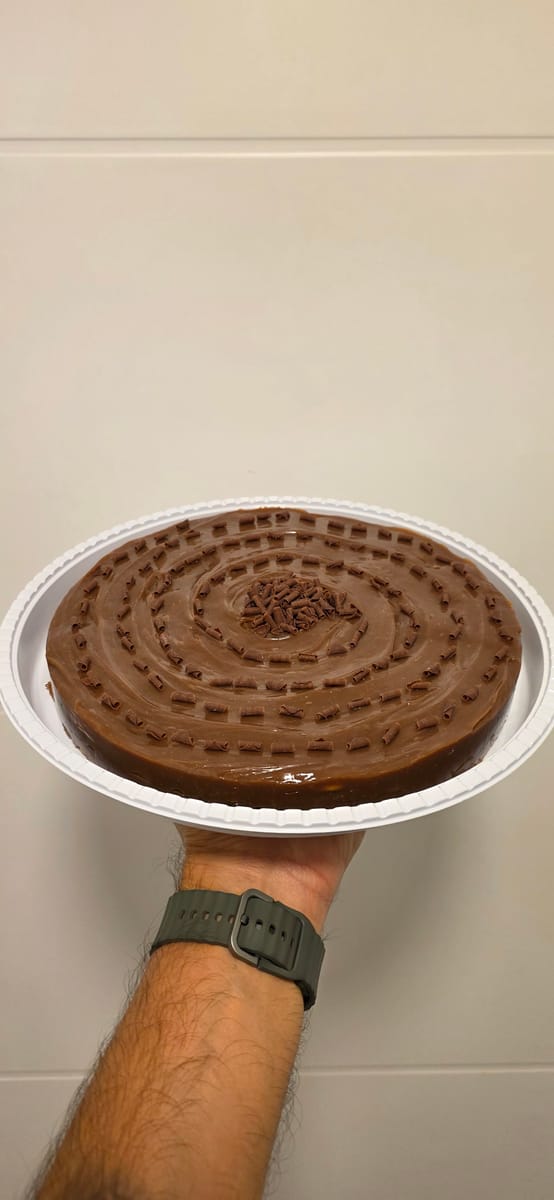 Mini Torta Palha Preta 15cm