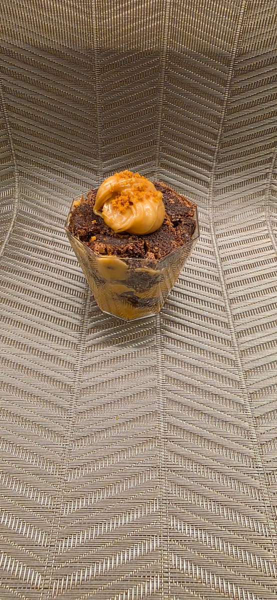 Brownie c/ Brig. Biscoff no Pote