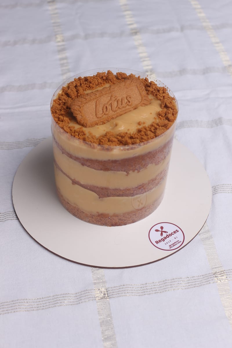 RegaNaked Cake Massa Branca c/ Biscoff 11cm